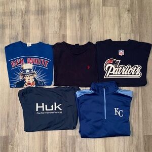 Blue vintage clothes